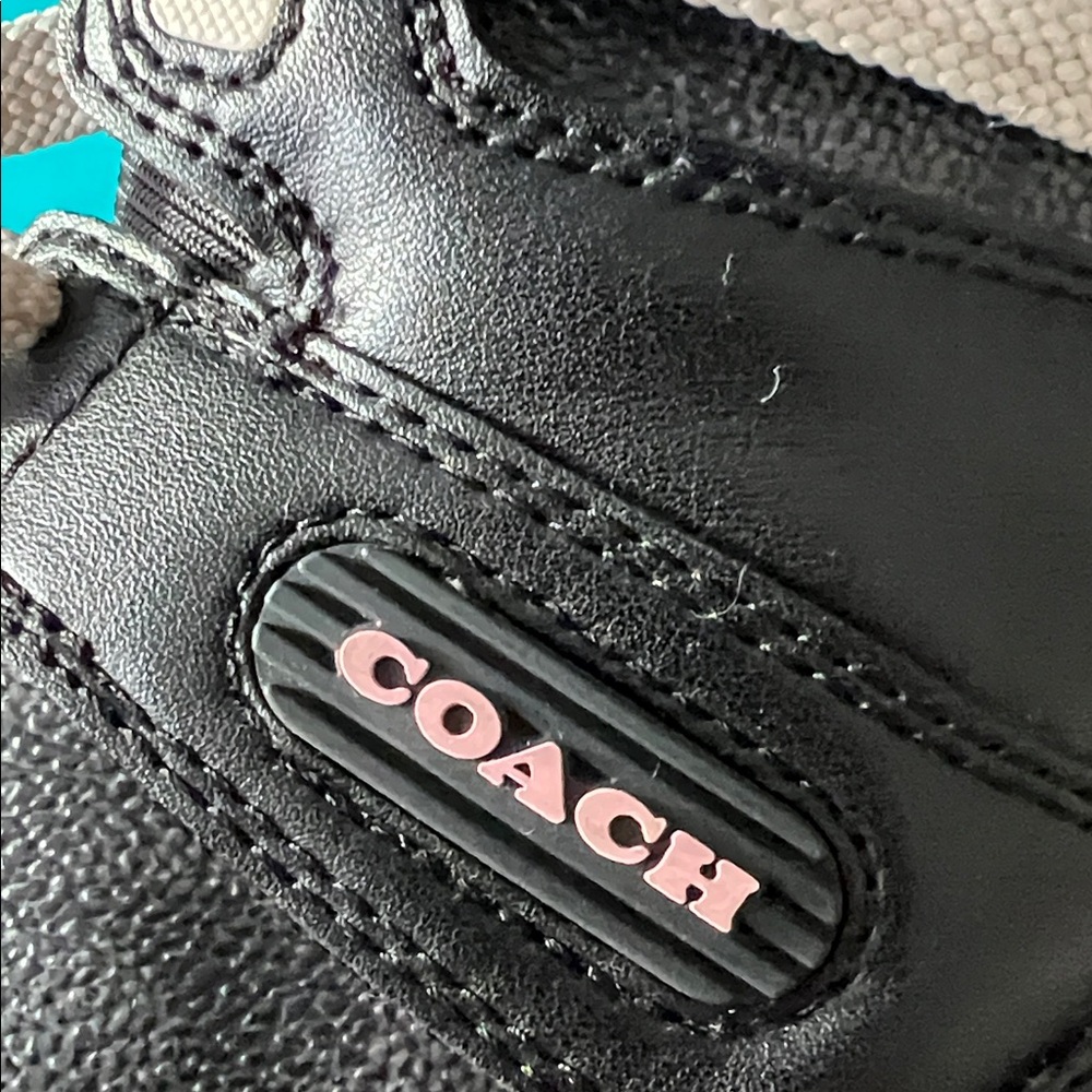 Coach Black and‎ Pink Leather Hi Top Sneakers Size 8B
CD304 - Picture 2 of 14